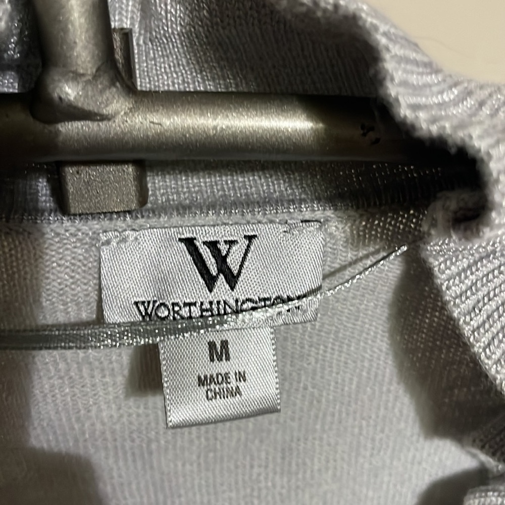 Worthington Grey Ruffle Cropped ‘Jacket’ - Picture 6 of 8